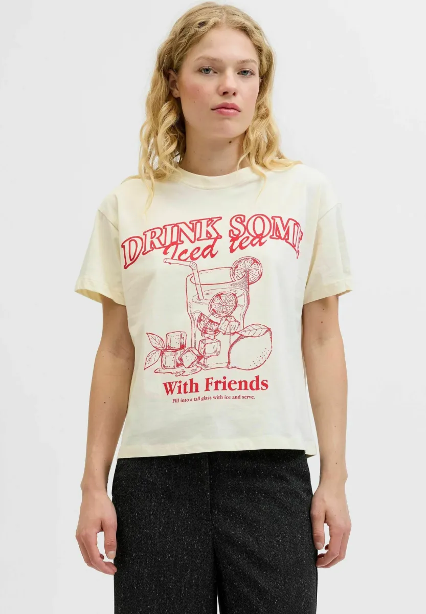 JXLUCY - T-Shirt print - vanilla ice