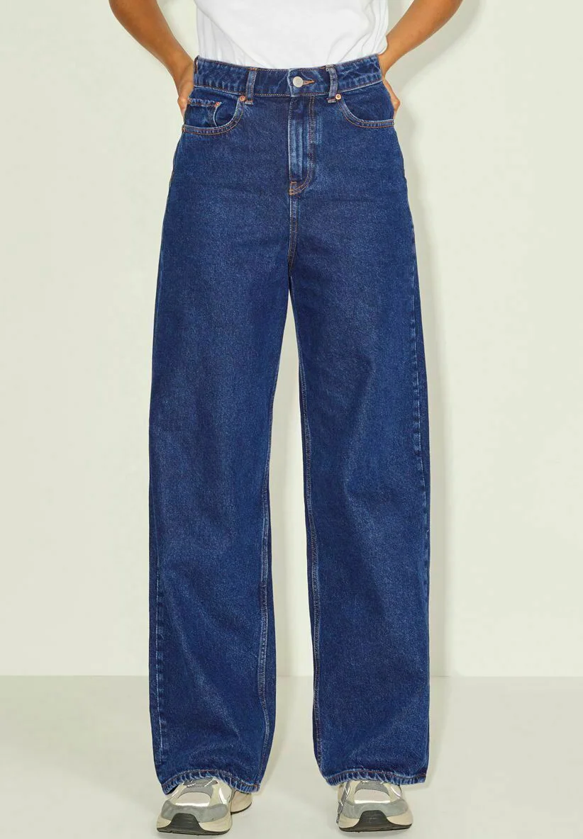 JXTOKYO WIDE FIT DENIM - Wide Leg - dark blue denim