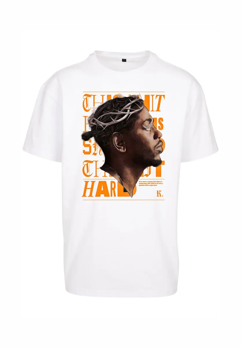 K-DOT OVERSIZE  - T-Shirt print - white