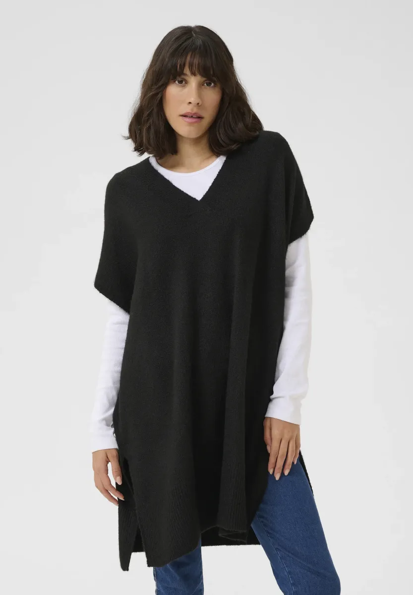 KAANNETTA - Strickpullover - black deep