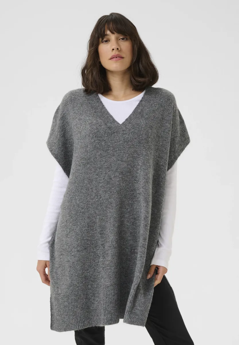 KAANNETTA - Strickpullover - dark grey melange