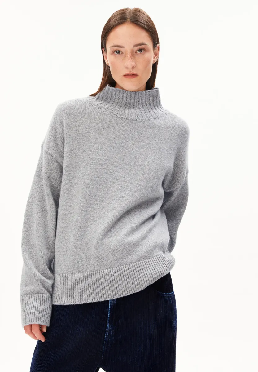 KAARLIN - Strickpullover - silver melange