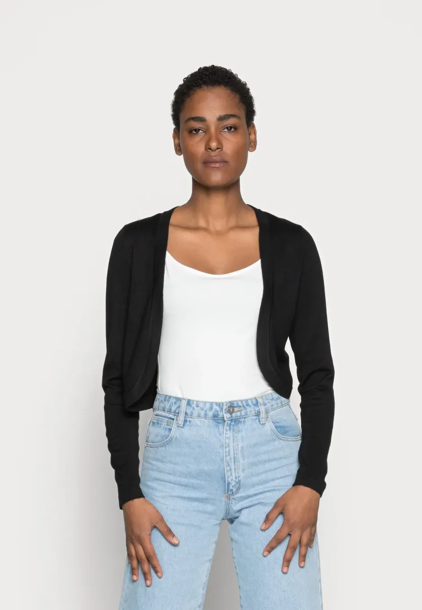 KAASTRID - Strickjacke - black deep