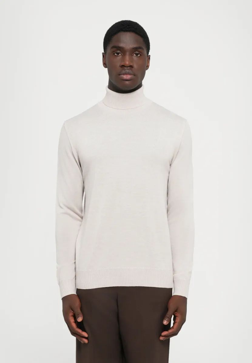KADEN TURTLE NECK - Strickpullover - moonbeam