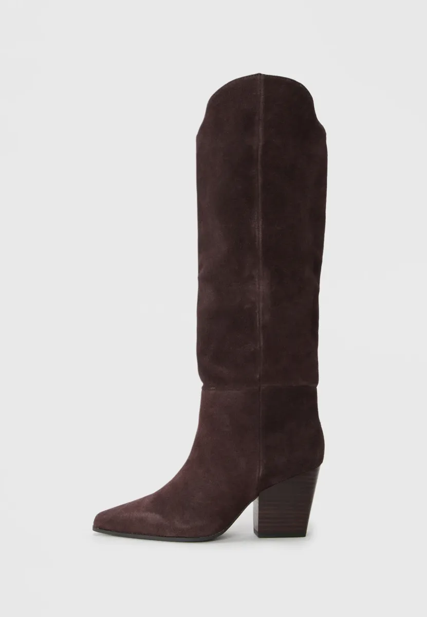KAELY - High Heel Stiefel - dark brown
