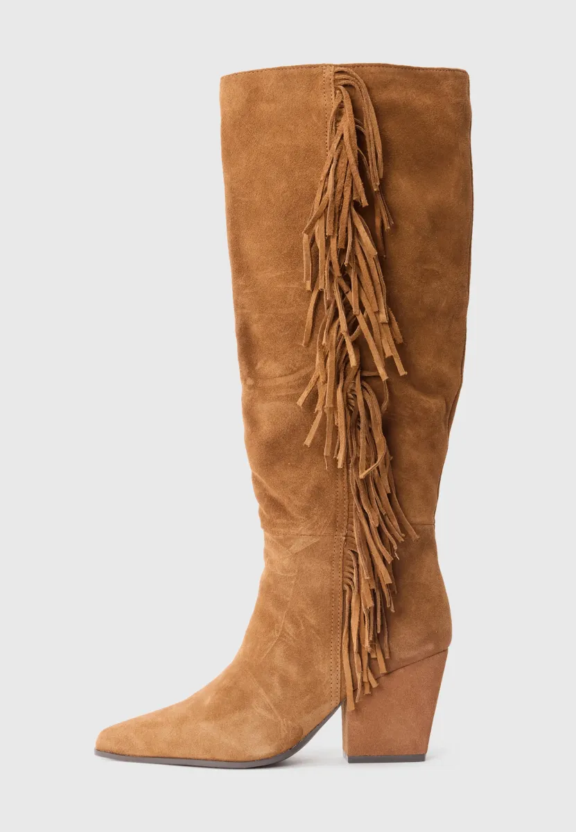 KAELYA - Cowboy-/Bikerboot - dark brown