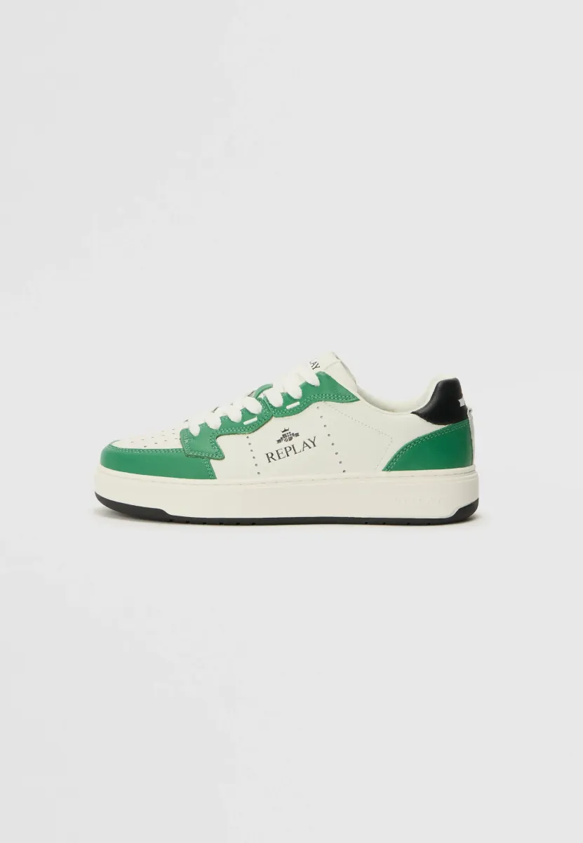KAI ACTION - Sneaker low - green/white