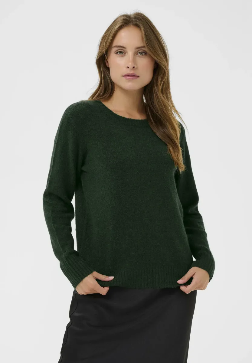 KAIRIS PULLOVER - Strickpullover - sycamore melange