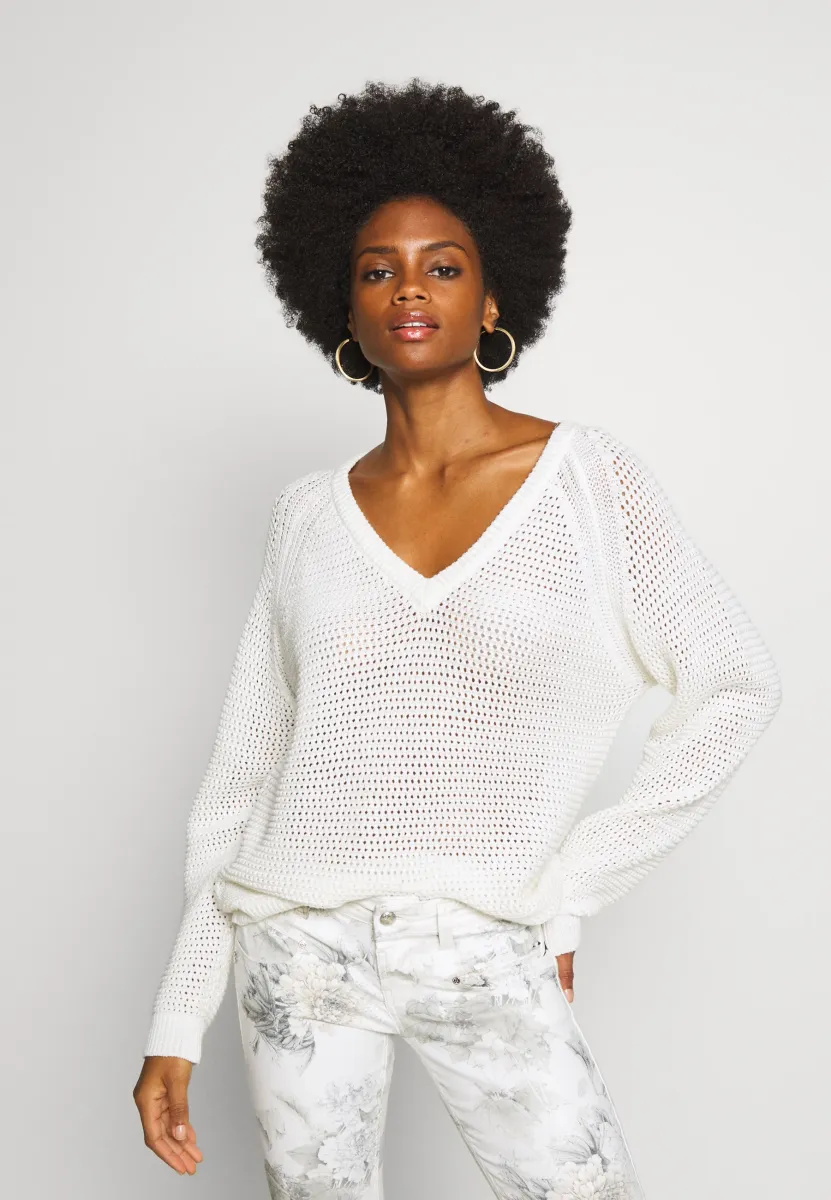 KAJOLAN - Strickpullover - chalk