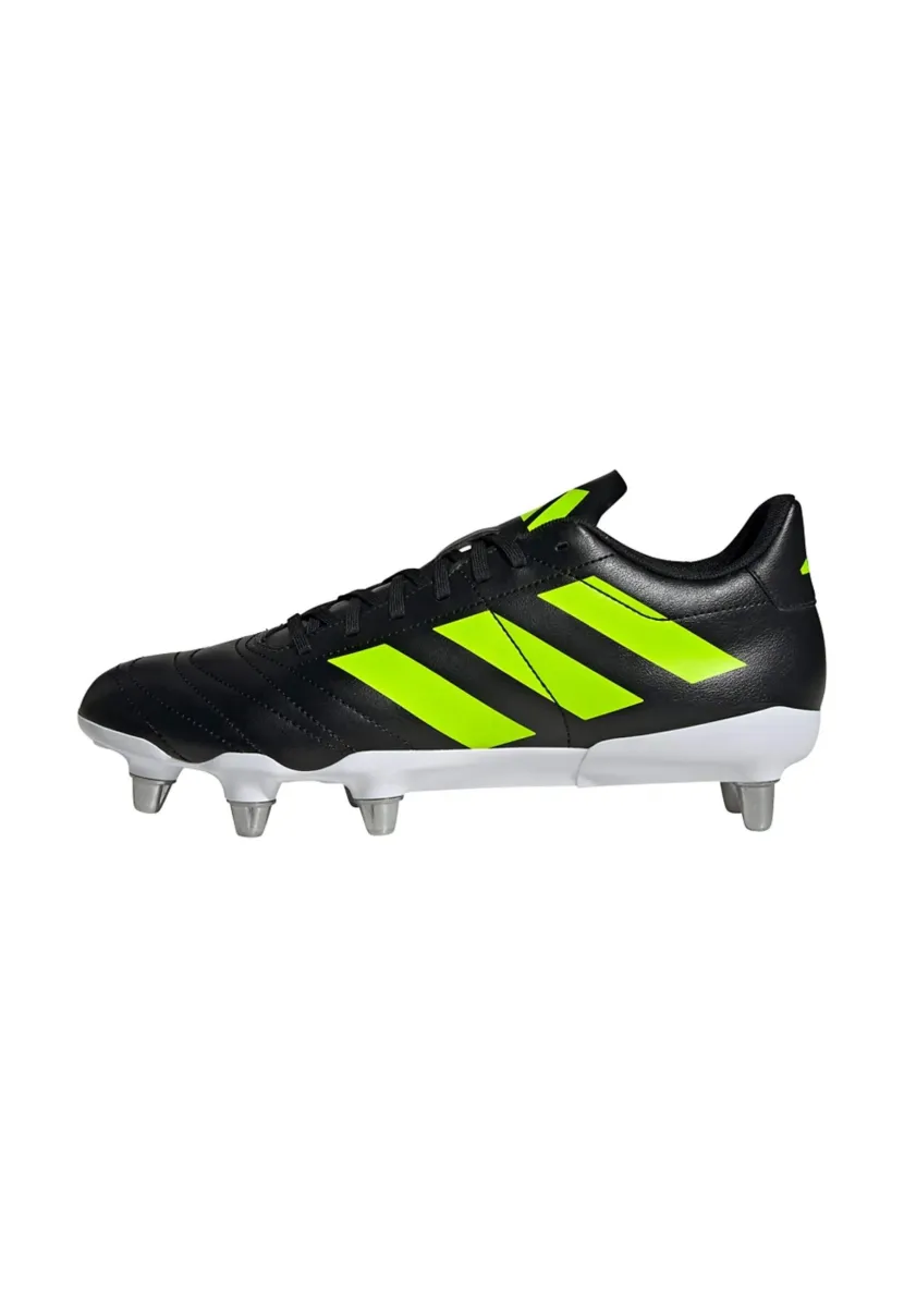 KAKARI SOFT GROUND - Fußballschuhe für festen Untergrund - core black   lucid lemon   cloud white