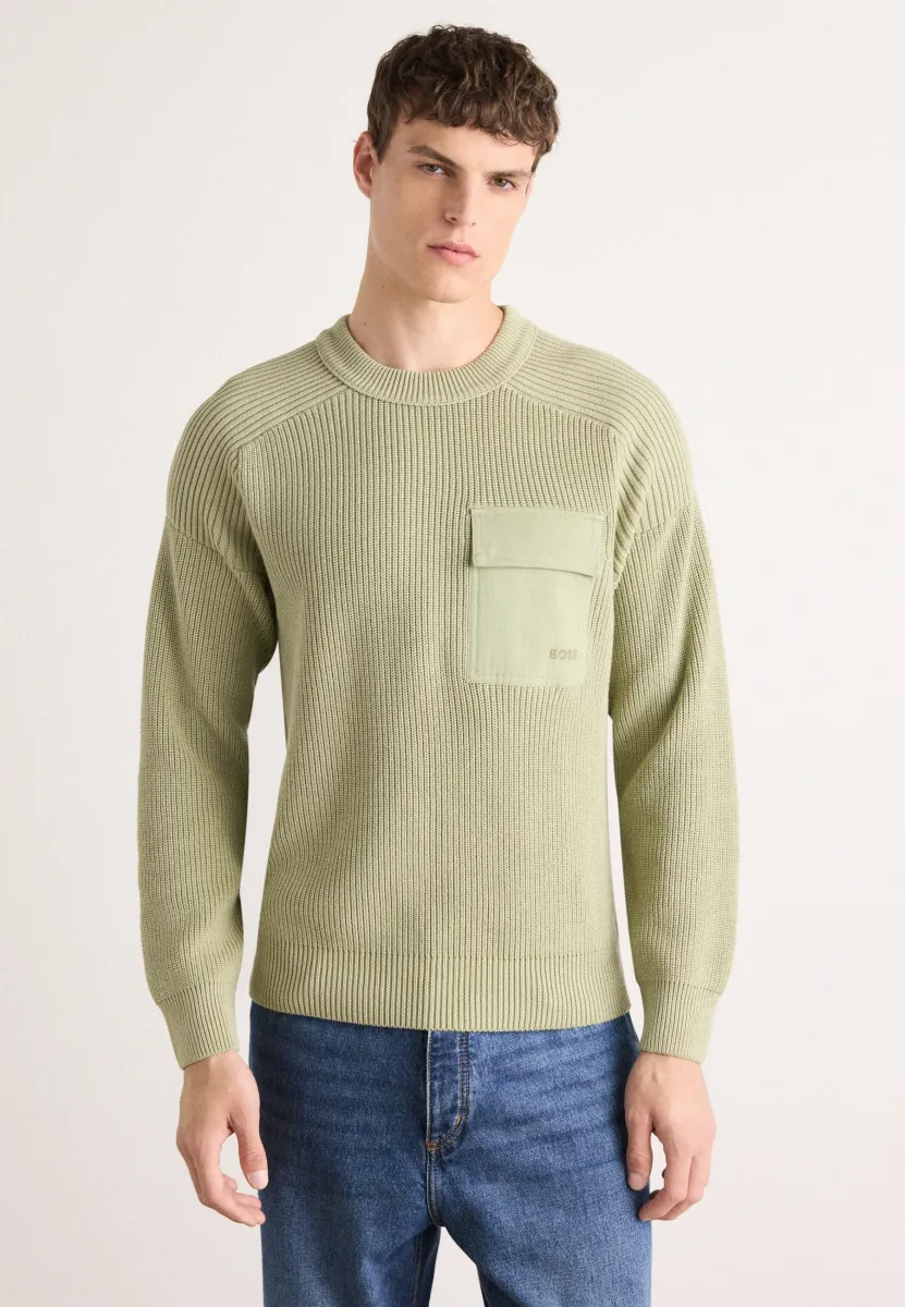 KALAMARO - Strickpullover - open green