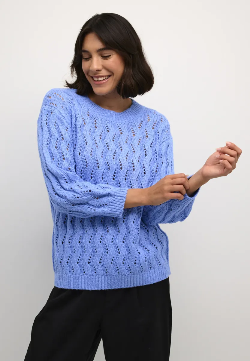 KALENA - Strickpullover - vista blue