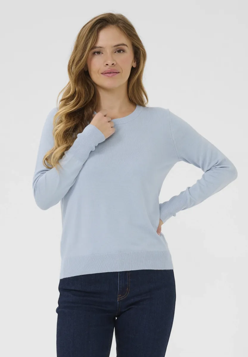KALIZZA - Strickpullover - soft chambray