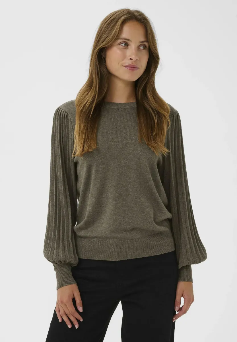 KALONE - Strickpullover - morel melange