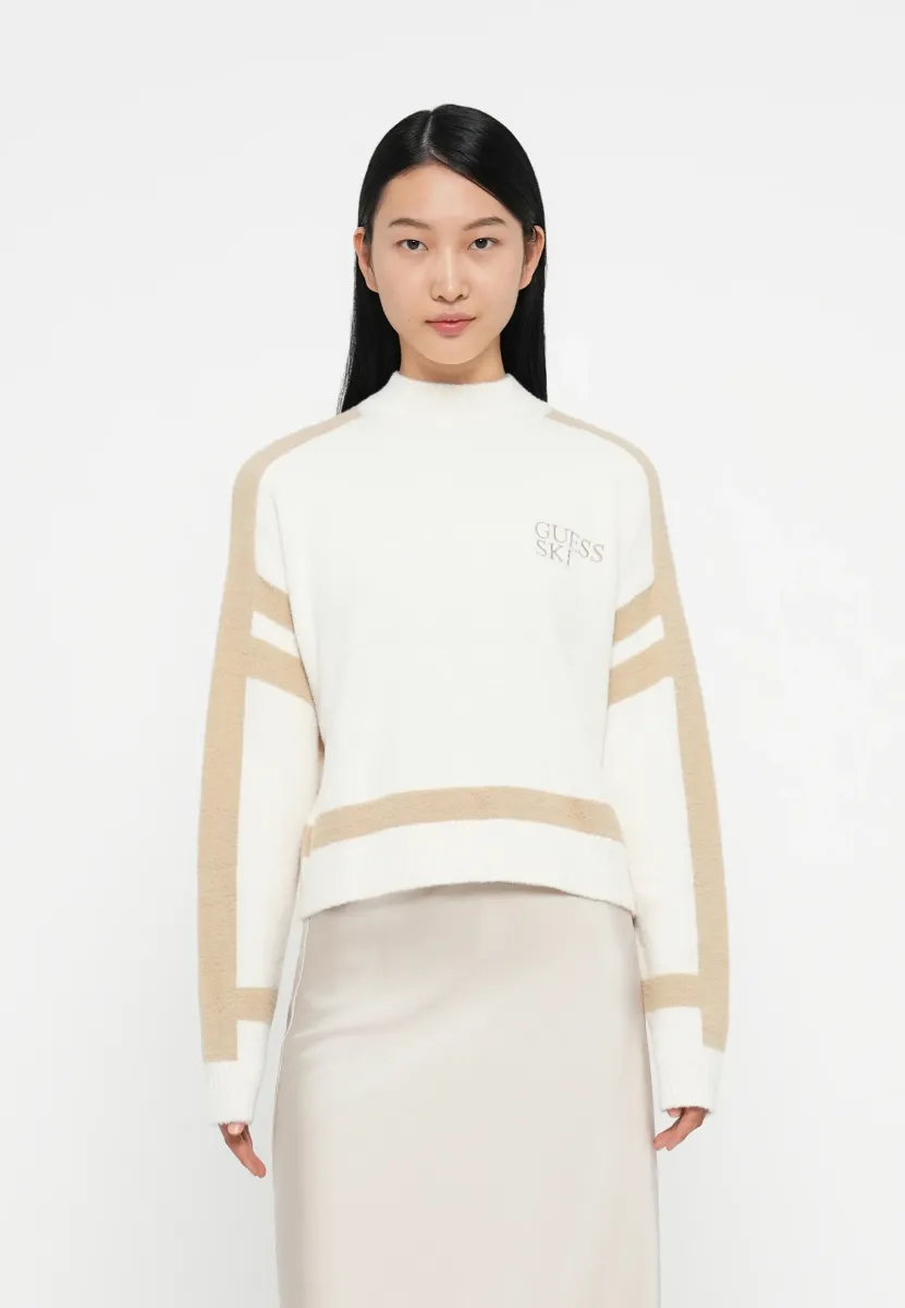 KAMILA - Strickpullover - cream white