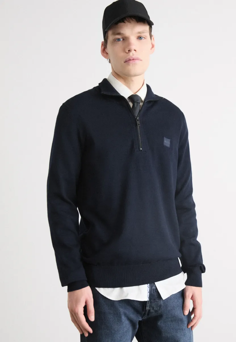 KANOBIX - Strickpullover - dark blue