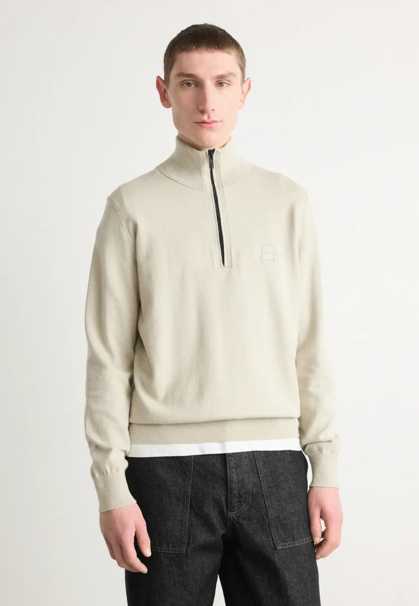 KANOBIX - Strickpullover - light beige