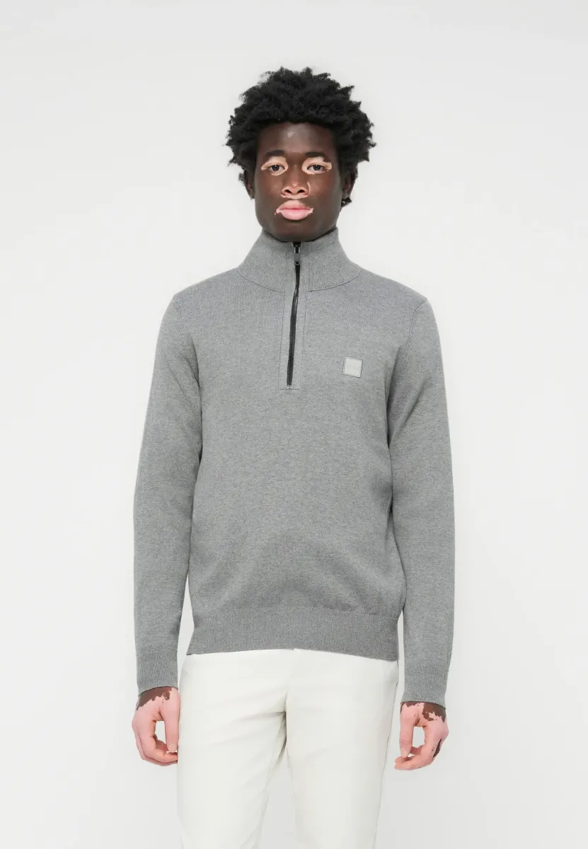 KANOBIX - Strickpullover - silver coloured