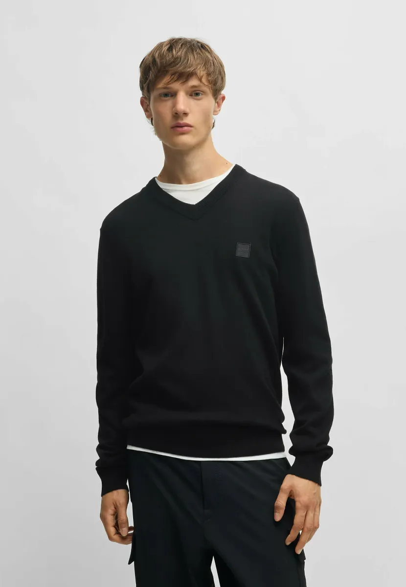 KANOVANO - Strickpullover - black one