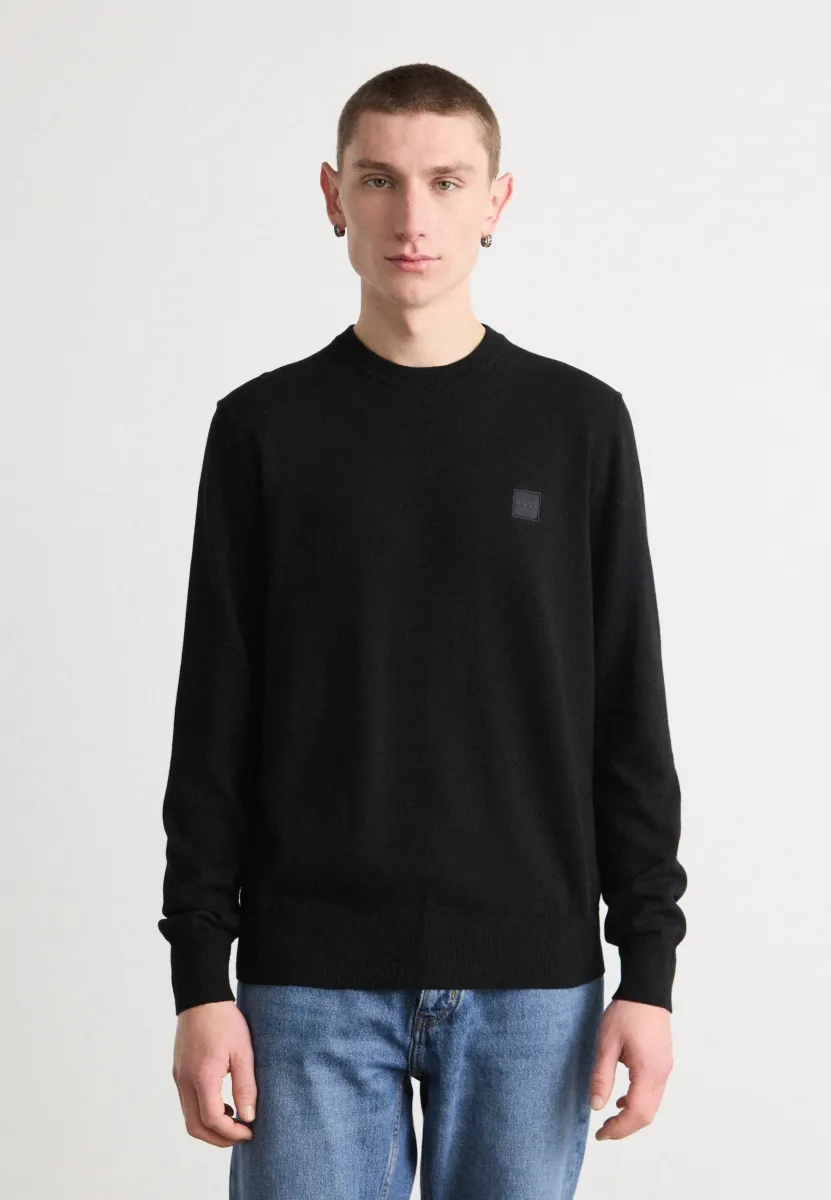 KANOVANO - Strickpullover - black