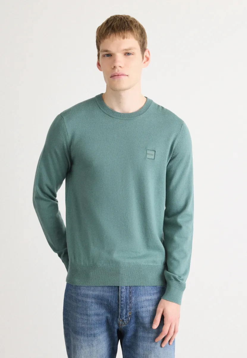 KANOVANO - Strickpullover - open green