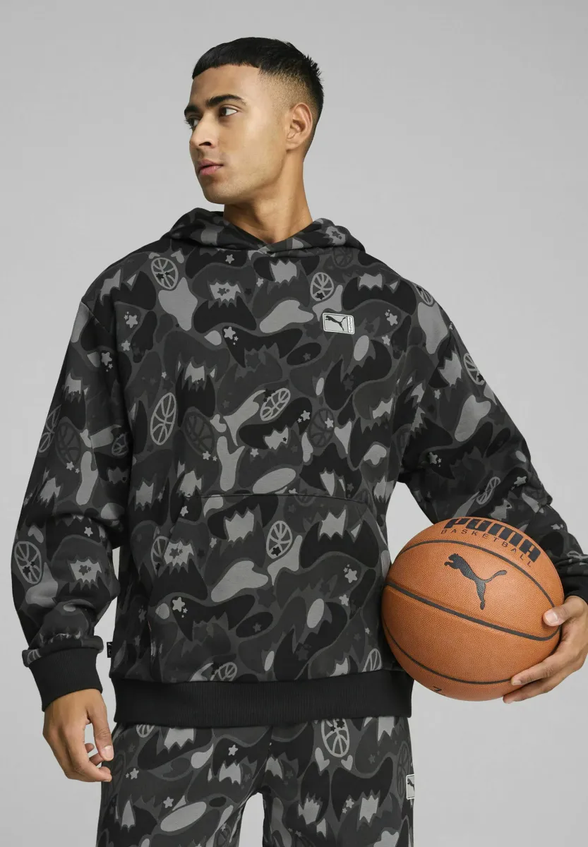 Kapuzenpullover - black aop