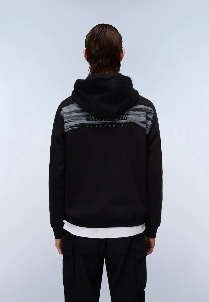 Kapuzenpullover - black beauty