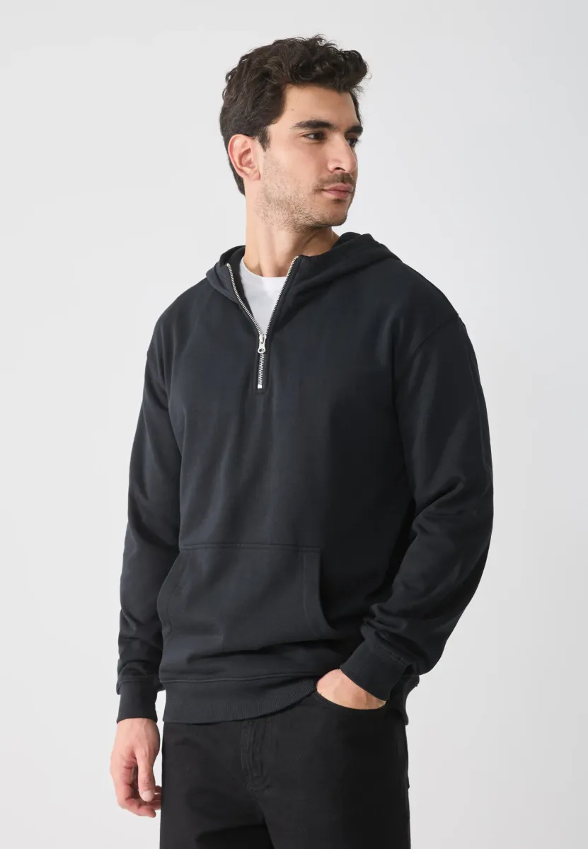 Kapuzenpullover - black