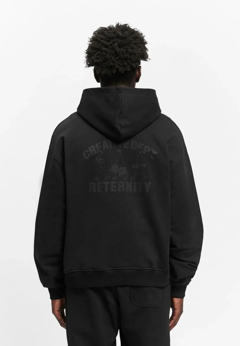Kapuzenpullover - black