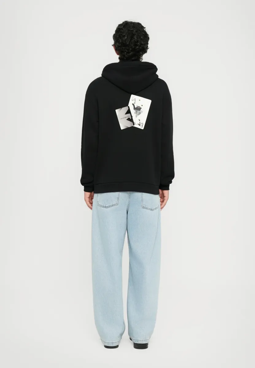 Kapuzenpullover - black