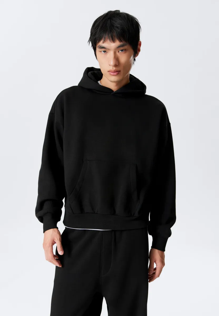Kapuzenpullover - black
