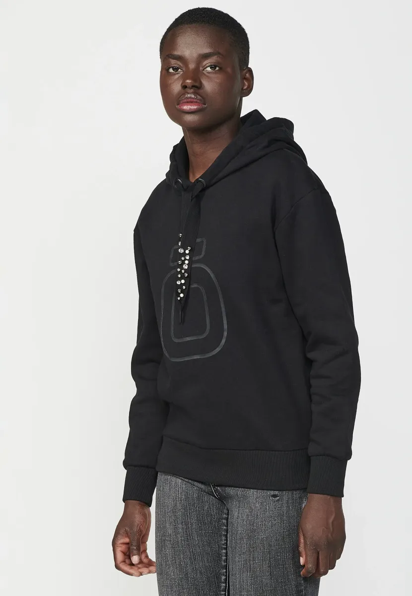 Kapuzenpullover - black