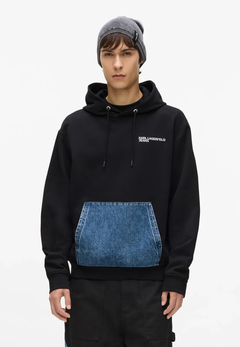 Kapuzenpullover - black