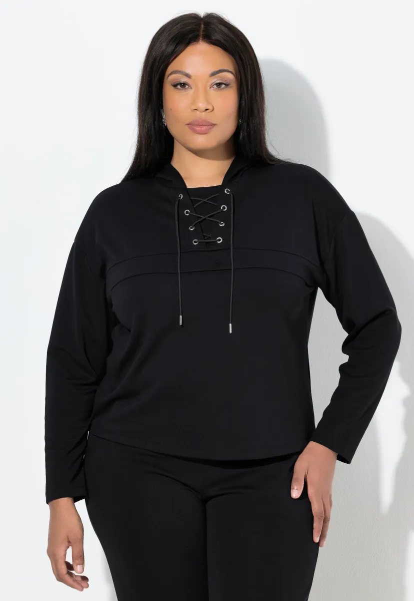 Kapuzenpullover - black