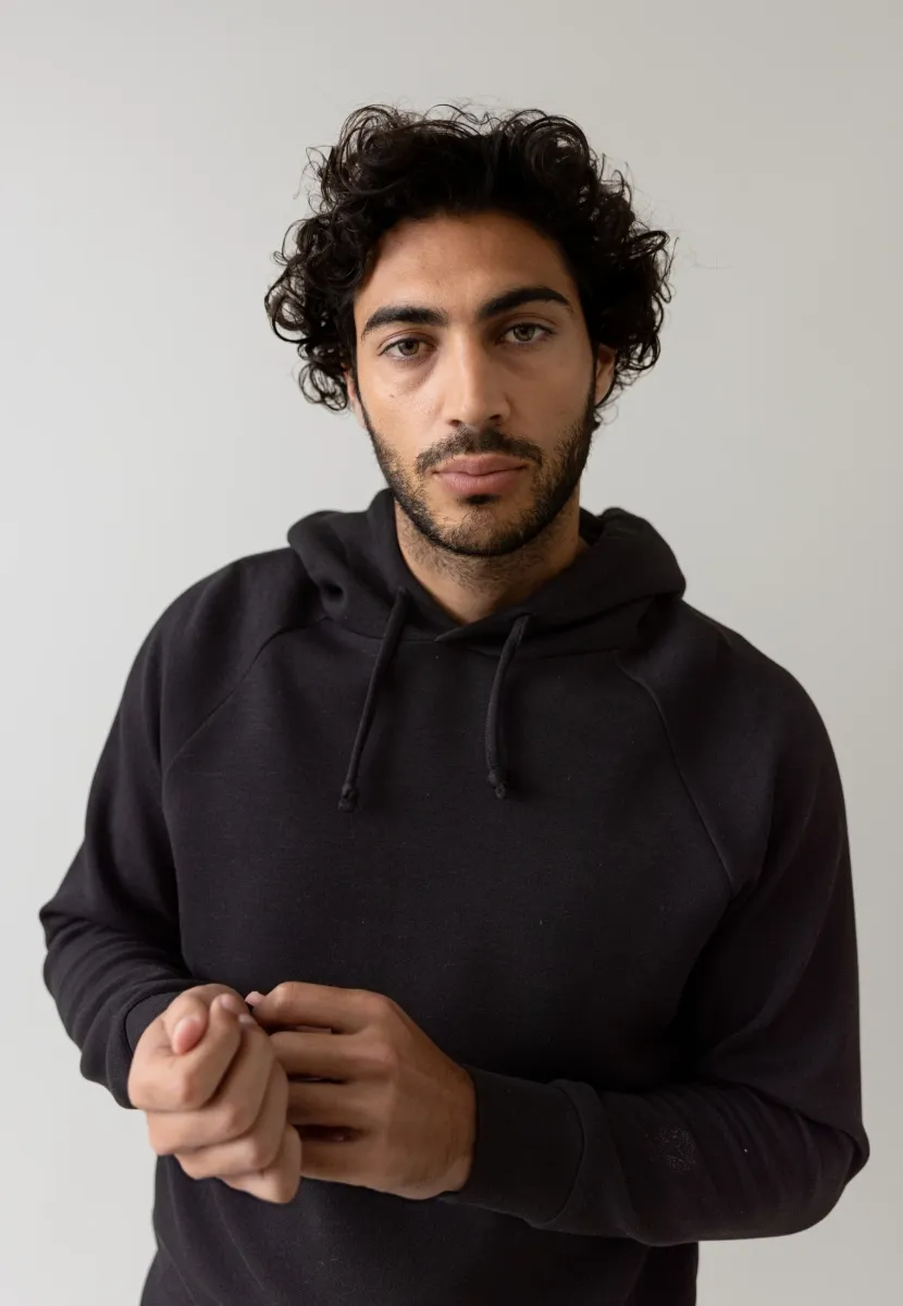 Kapuzenpullover - black