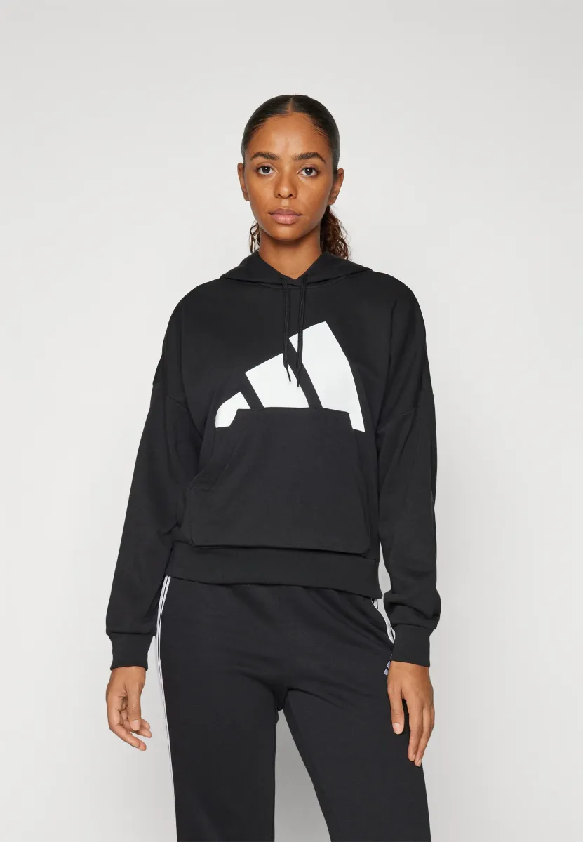 Kapuzenpullover - black/white