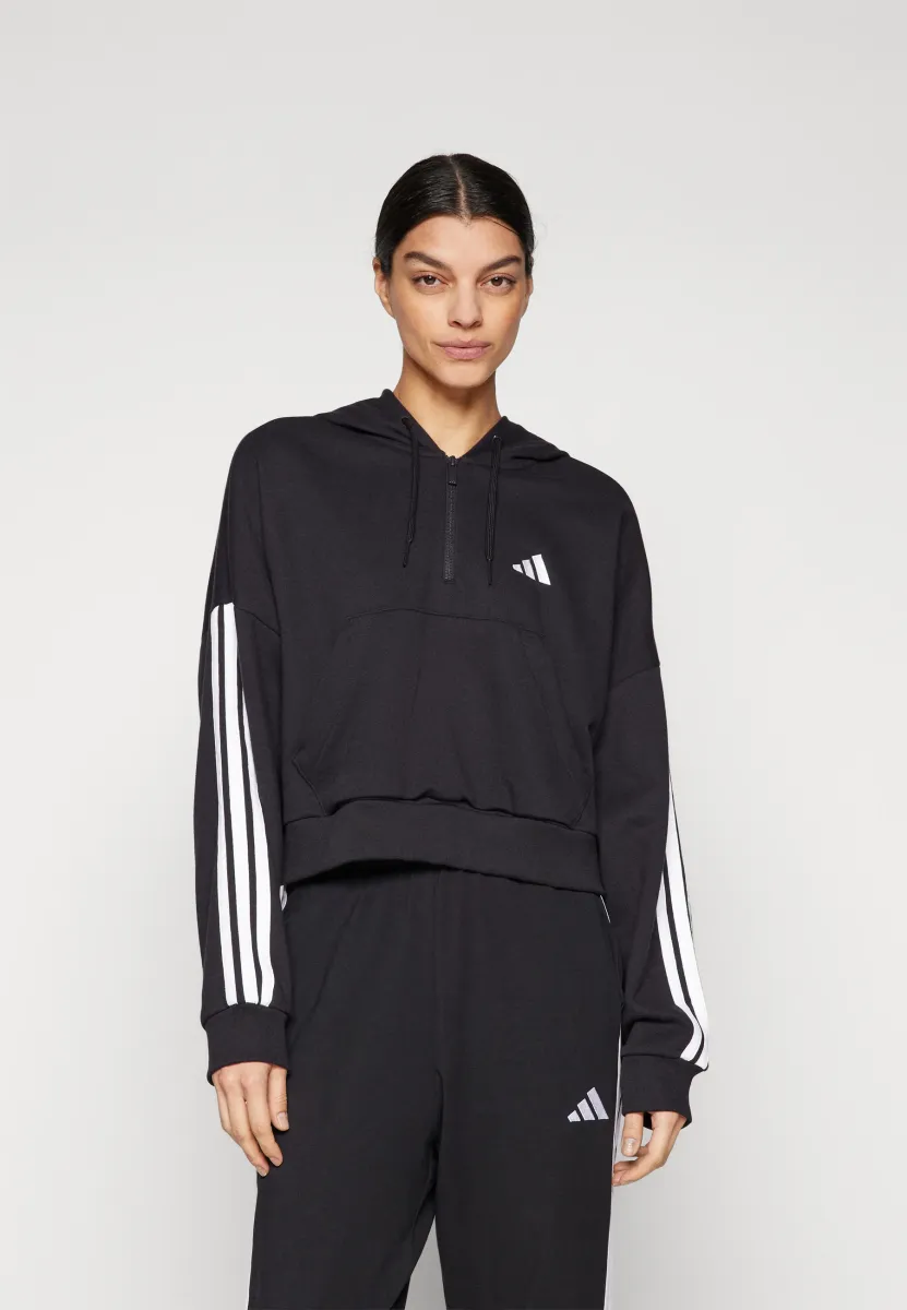 Kapuzenpullover - black/white