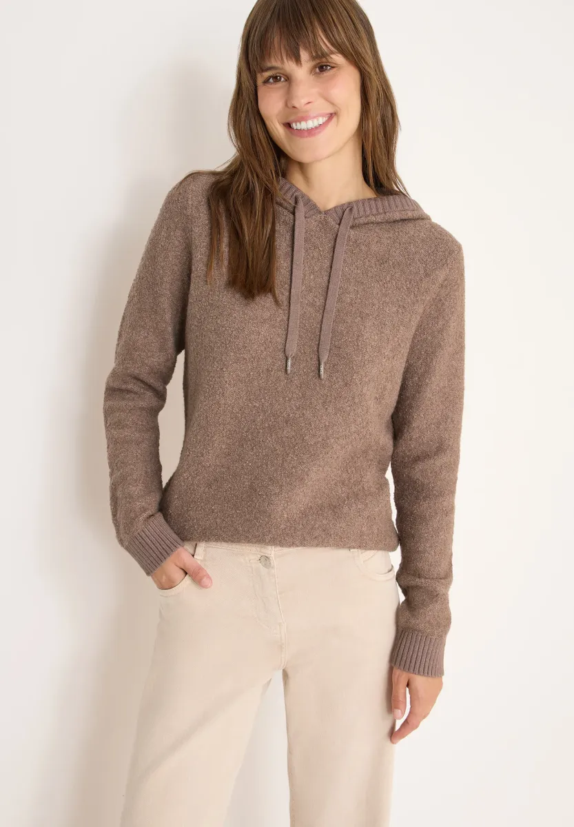 Kapuzenpullover - braun