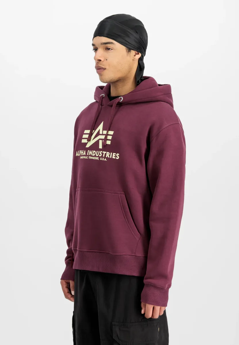 Kapuzenpullover - dark cherry