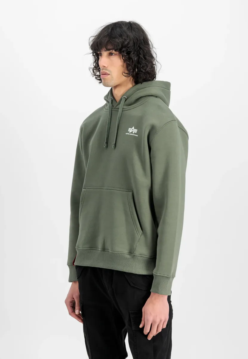Kapuzenpullover - dark olive