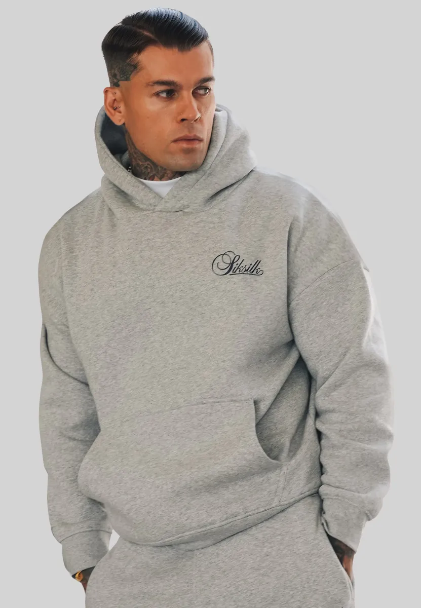 Kapuzenpullover - grey marl