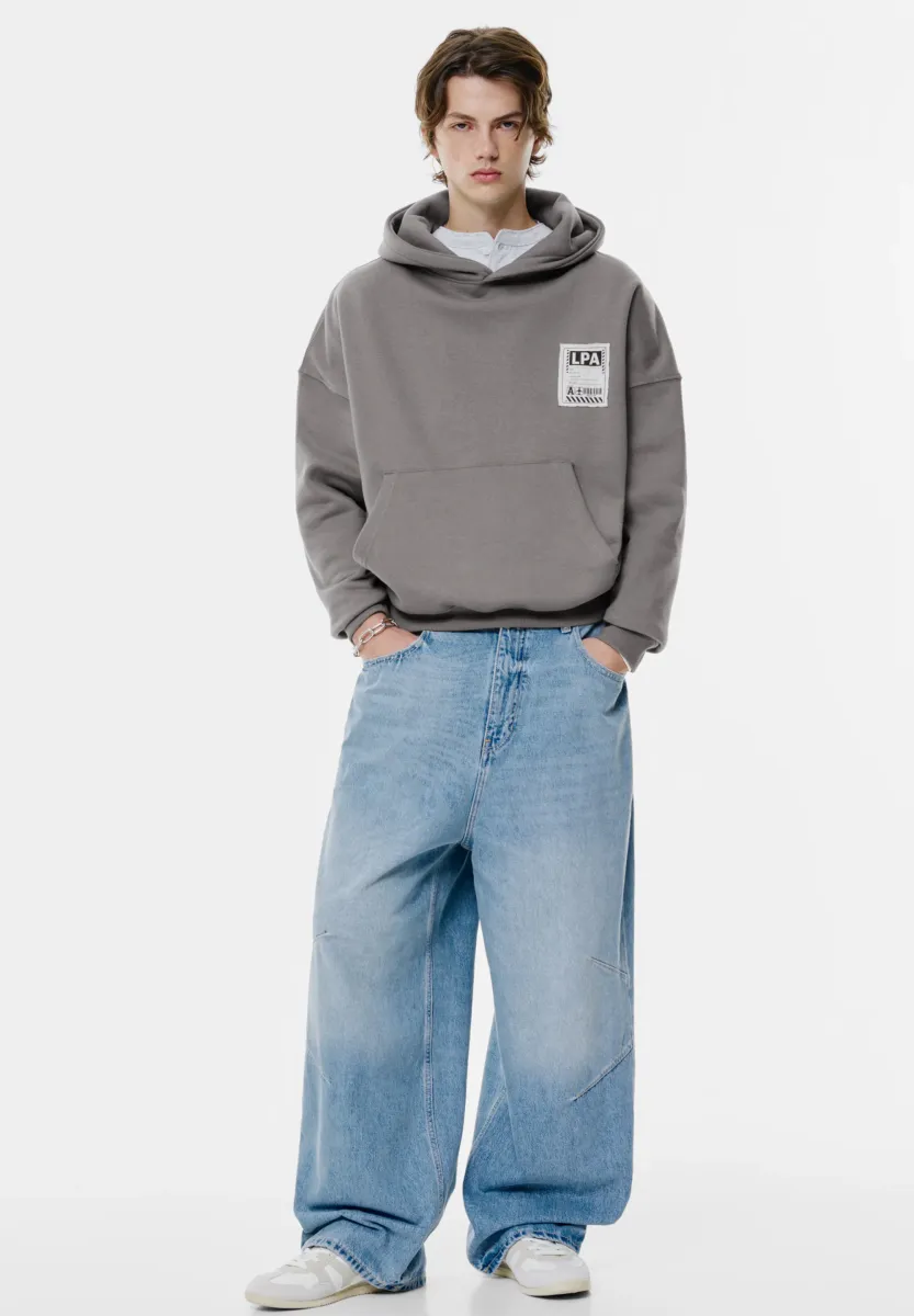 Kapuzenpullover - grey