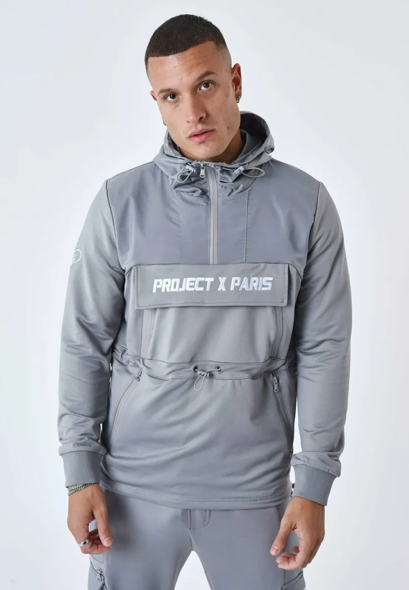 Kapuzenpullover - gris clair