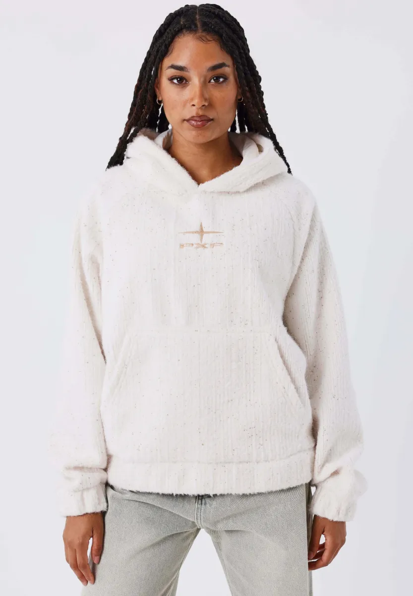 Kapuzenpullover - ivoire