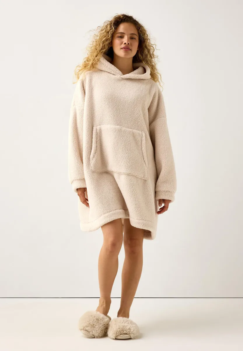 Kapuzenpullover - light beige