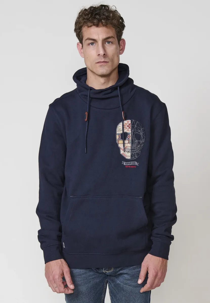 Kapuzenpullover - navy