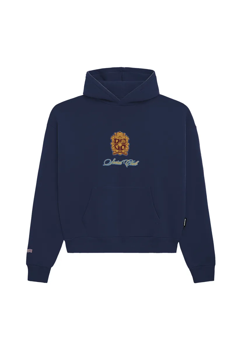 Kapuzenpullover - navy