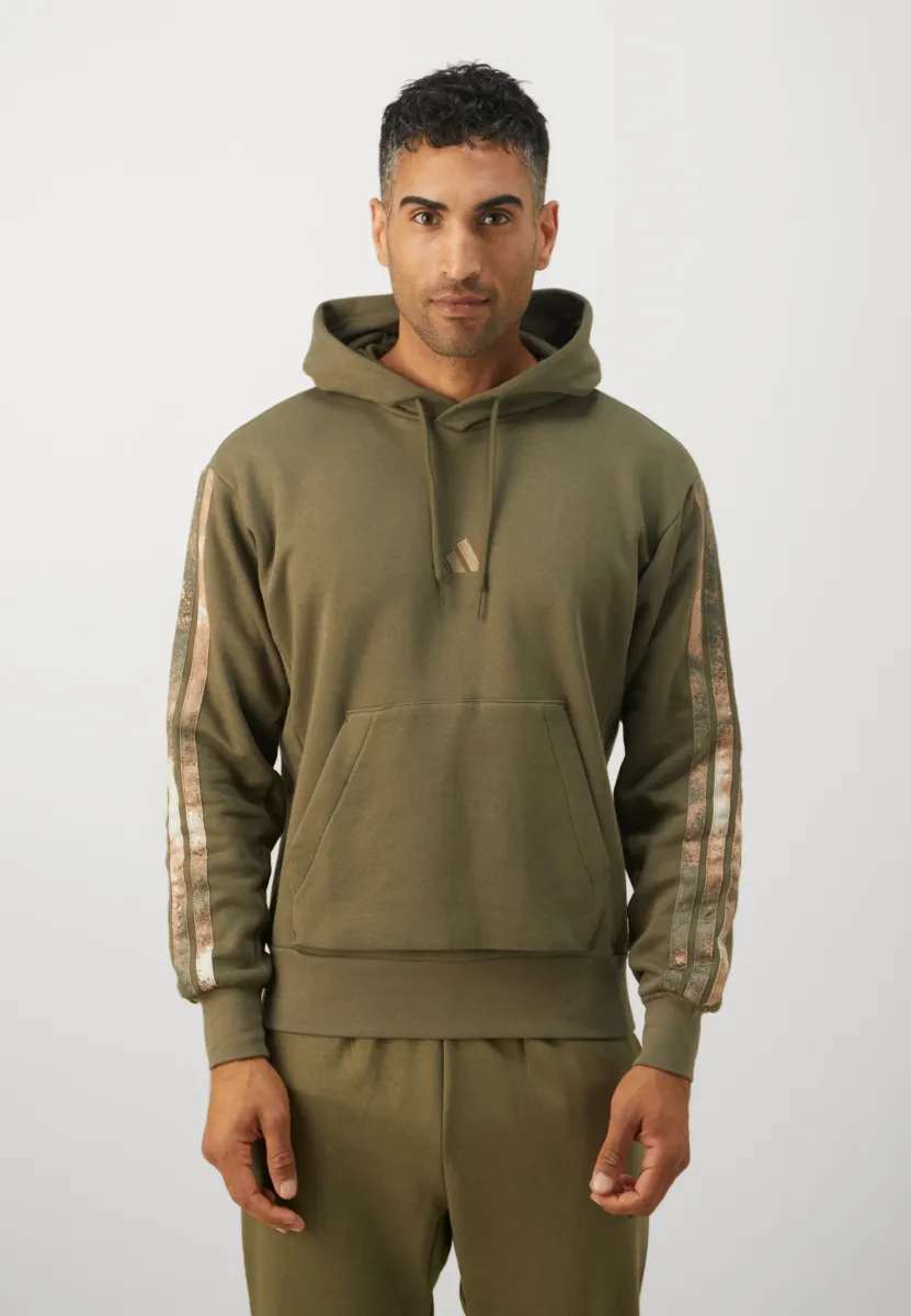 Kapuzenpullover - olive strata/multicolor/white