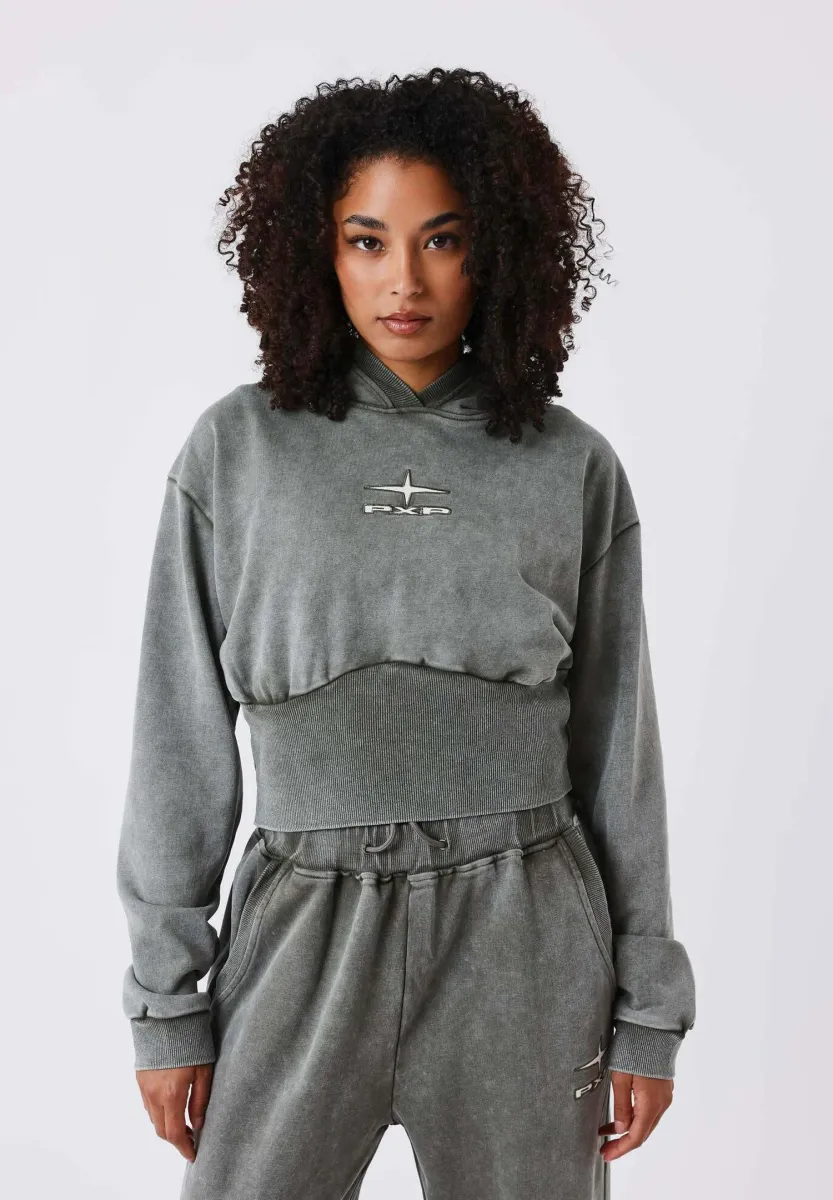 Kapuzenpullover - olive