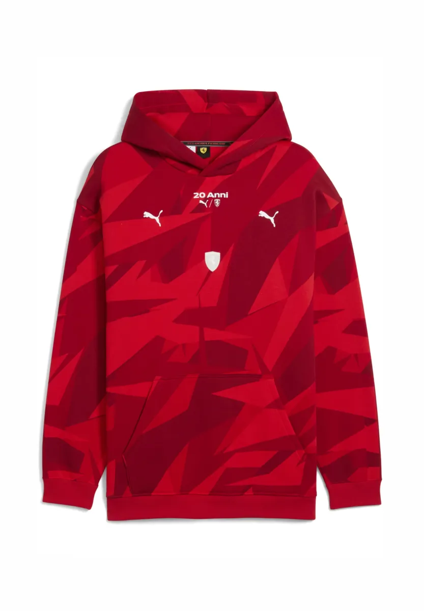 Kapuzenpullover - rosso corsa